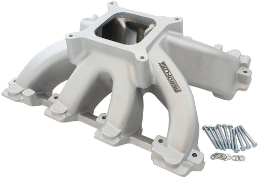 GM LS CARBY HI RISE INTAKE    MANIFOLD CATHEDRAL NON EFI LS1LS2 NATURA Aeroflow- 6040-5000
