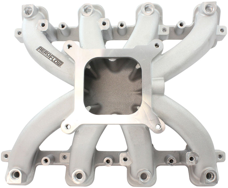 GM LS CARBY INTAKE MANIFOLD   CATHEDRAL PORT EFI LS1 LS2    NATURAL Aeroflow - AF6050-5000