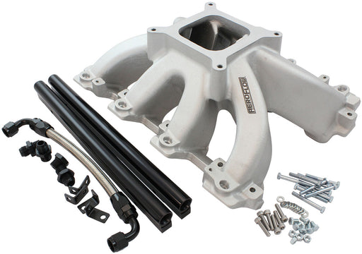 GM LS CARBY INTAKE MANIFOLD   CATHEDRAL HI RISE EFI LS1 LS2 NATURAL Aeroflow - AF6050-5001