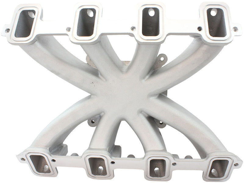 GM LS CARBY INTAKE MANIFOLD   RECTANGLE PORT EFI LS3        NATURAL Aeroflow - AF6050-6000