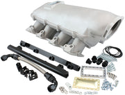 GM LS MODULAR INTAKE MANIFOLD CATHEDRAL PORT LOW RISE EFI   NATURAL Aeroflow - AF6063-5000