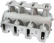 GM LS MODULAR INTAKE MANIFOLD CATHEDRAL PORT LOW RISE EFI   NATURAL Aeroflow - AF6063-5000
