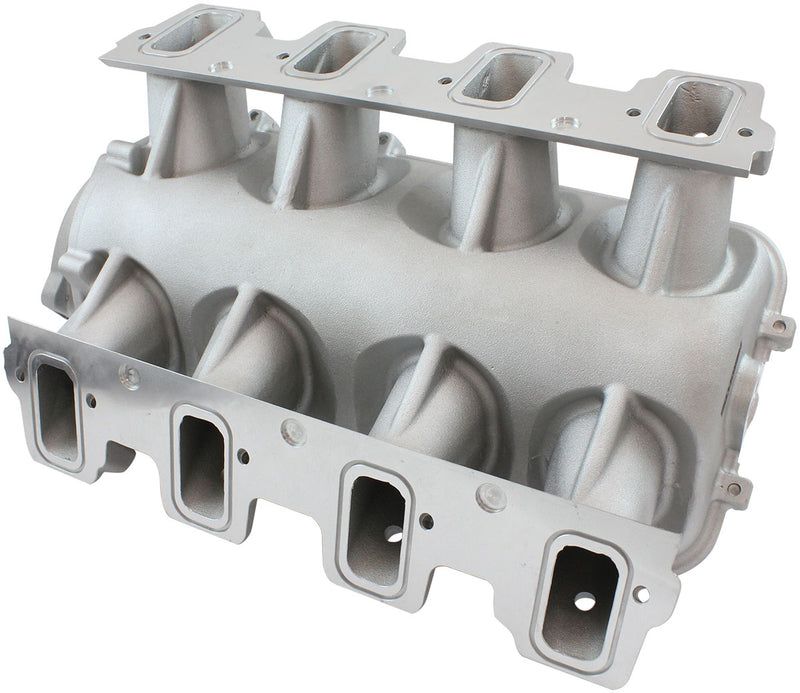 GM LS MODULAR INTAKE MANIFOLD RECTANGLE PORT LOW RISE EFI   NATURAL Aeroflow - AF6063-6000