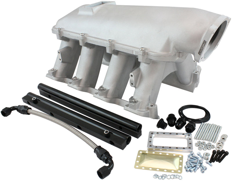 GM LS MODULAR INTAKE MANIFOLD RECTANGLE PORT HI RISE EFI    NATURAL Aeroflow - AF6063-6001