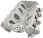 LOW RISE NON EFI GM LS BASE   MODULAR INTAKE MANI CATHEDRAL PORT NATURAL AF 6079-5000