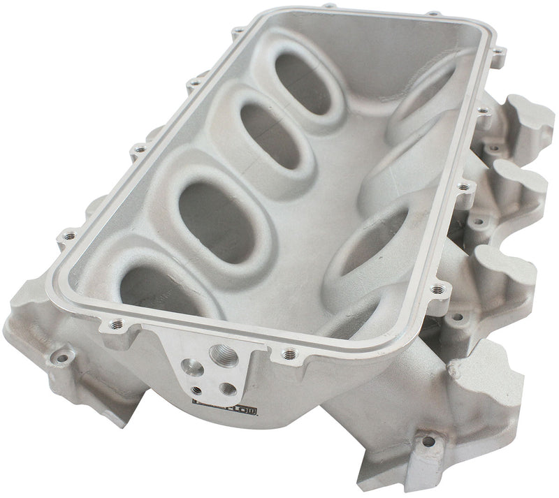 LOW RISE NON EFI GM LS BASE   MODULAR INTAKE MANI RECTANGLE PORT NATURAL AF 6079-6000