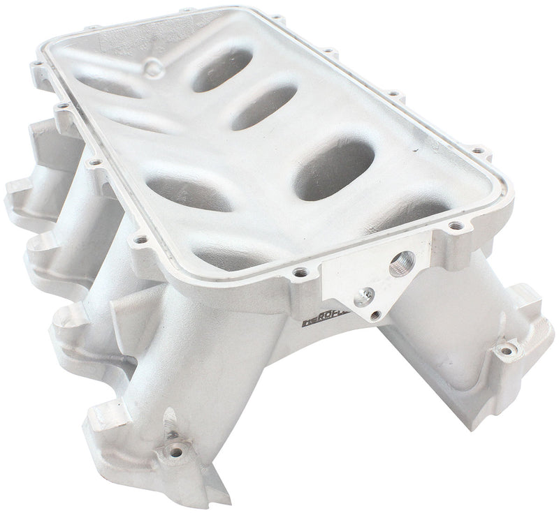 HI RISE NON EFI GM LS BASE    MODULAR INTAKE MANI RECTANGLE PORT NATURAL AF 6079-6002