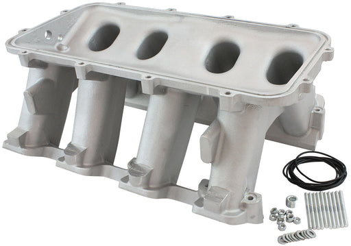 HI RISE NON EFI GM LS BASE    MODULAR INTAKE MANI RECTANGLE PORT NATURAL AF 6079-6002