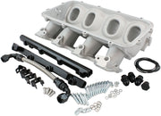 LOW RISE EFI GM LS BASE INTAKEMODULAR MANIFOLD RECTANGLE    PORT NATURAL AF 6079-6003