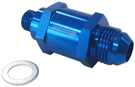 M12 X 1.5MM X -6AN CHECKVALVE BLUE MALE TO MALE BOSCH PUMP