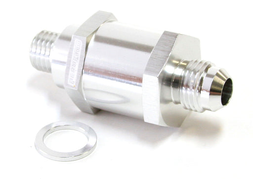M12 X 1.5MM X -8AN CHECKVALVE SILVER MALE TO MALE BOSCH PUMP