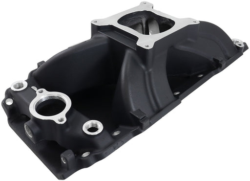 BBC HI RISE INTAKE MANIFOLD   SINGLE PLANE OVAL 454 BLACK