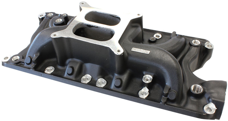 SBF STREET INTAKE MANIFOLD    DUAL PLANE FORD 302 BLACK
