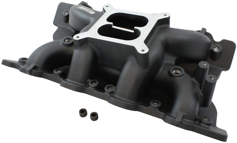 FORD CLEVELAND AIR GAP INTAKE MANIFOLD DUAL PLANE BLACK     351C Aeroflow - AF6210-2002