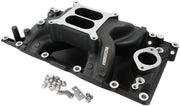 SB CHRYSLER AIR GAP INTAKE    MANIFOLD DUAL PLANE 318 360   BLACK Aeroflow - AF6010-3005