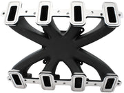 GM LS CARBY INTAKE MANIFOLD   CATHEDRAL PORT NON-EFI LS1 LS2BLACK Aeroflow - AF6240-5000