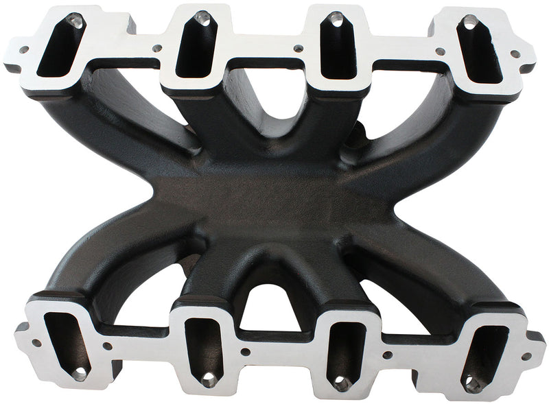 GM LS CARBY INTAKE MANIFOLD   CATHEDRAL HI RISE EFI LS1 LS2 BLACK Aeroflow - AF6250-5001