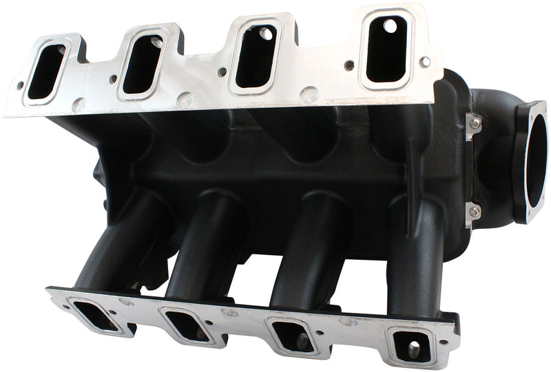 GM LS MODULAR INTAKE MANIFOLD RECTANGLE PORT HI RISE EFI    BLACK Aeroflow - AF6263-6001