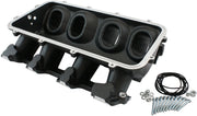 LOW RISE NON EFI GM LS BASE   MODULAR INTAKE MANI CATHEDRAL PORT BLACK AF 6279-5000