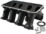 HI RISE NON EFI GM LS BASE    MODULAR INTAKE MANI RECTANGLE PORT BLACK AF 6279-6002