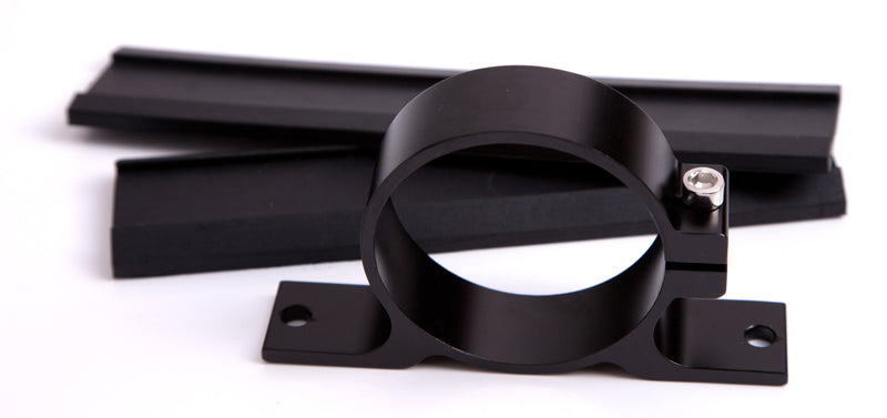 BILLET FUEL PUMP BRACKET BOSCHBLACK SINGLE SUITS ALL BOSCH