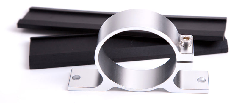 BILLET FUEL PUMP BRACKET BOSCHSILVER SINGLE SUITS ALL BOSCH