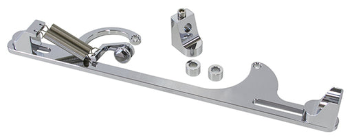 BILLET THROTTLE CABLE BRACKET CHROME SUITS 4150 STYLE