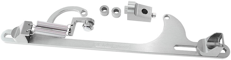 BILLET THROTTLE CABLE BRACKET SILVER SUITS 4150 STYLE
