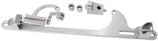 BILLET THROTTLE CABLE BRACKET SILVER SUITS 4150 STYLE