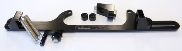 BILLET THROTTLE CABLE BRACKET BLACK SUITS 4500 STYLE
