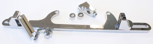 BILLET THROTTLE CABLE BRACKET CHROME SUITS 4500 STYLE