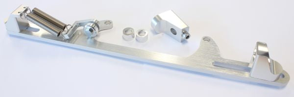 BILLET THROTTLE CABLE BRACKET SILVER SUITS 4500 STYLE