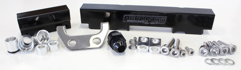ROTARY FUEL RAIL KIT SERIES 4 & 5 BLACK MAZDA RX7 13B