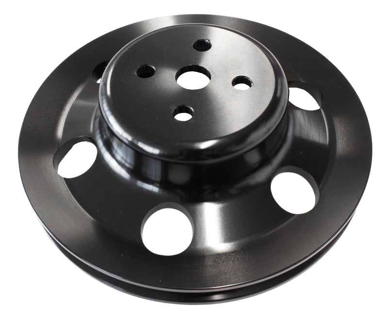 BILLET WATER PUMP V PULLEY    BLACK SUIT 302 351C FORD