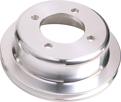BILLET CRANK V PULLEY 4 BOLT  POLISHED SUIT 302 351C FORD