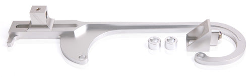 BILLET THROTTLE CABLE BRACKET SILVER SUITS 4150 STYLE CARBS