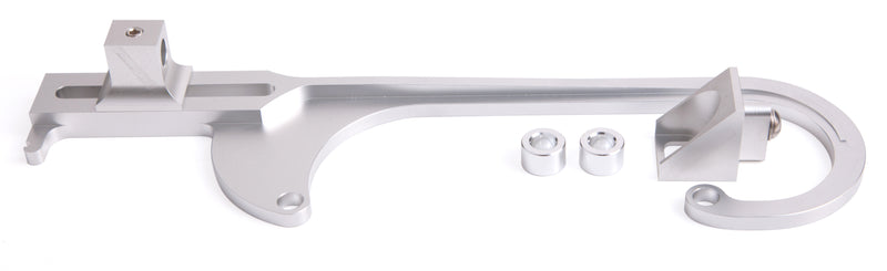 BILLET THROTTLE CABLE BRACKET SILVER SUITS 4150 STYLE CARBS