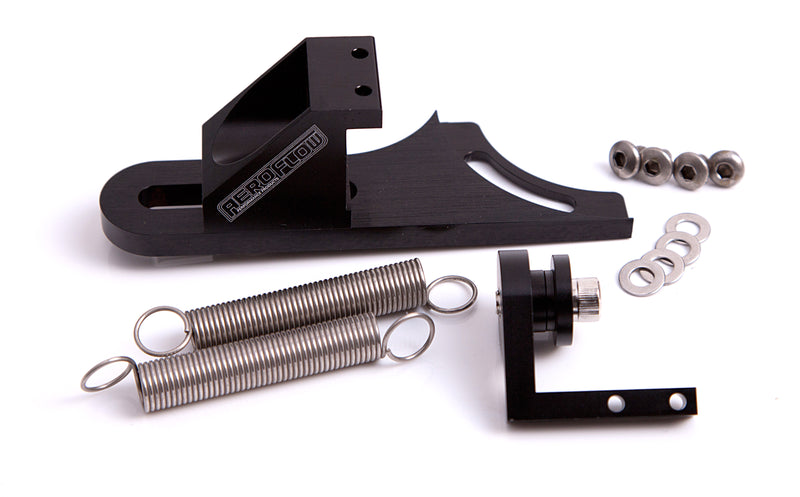 THROTTLE RETURN SPRING BRACKETBLACK SUITS 4150 STYLE CARBS