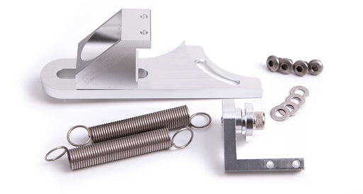 THROTTLE RETURN SPRING BRACKETSILVER SUITS 4150 STYLE CARBS