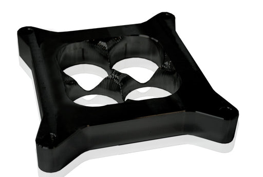 VELOCITY CARB SPACER 4150 1"  BLACK BOLTON HORSEPOWER SQUARE
