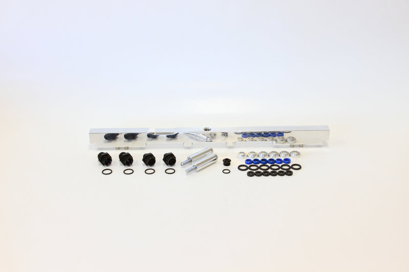 FUEL RAIL KIT SUIT TOYOTA  2JZSUITS 14MM INJECTORS POLISHED