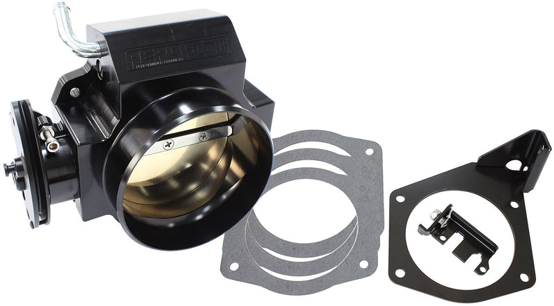 GM LS 95MM THROTTLE BODY      BLACK USES STD IDLE & TPS