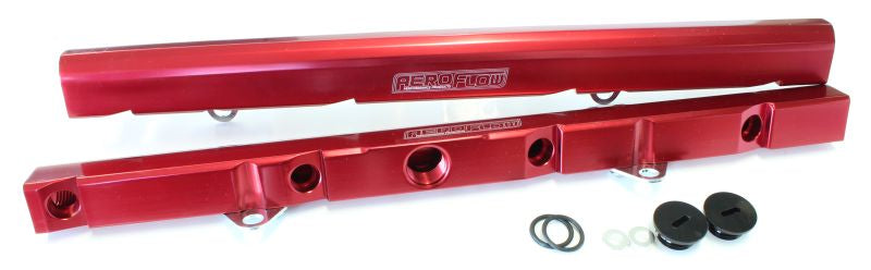 FORD WINDSOR EFI RAIL KIT     RED