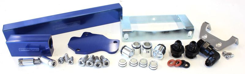 ROTARY FUEL RAIL KIT SERIES 6 7 & 8. MAZDA RX7 BLUE