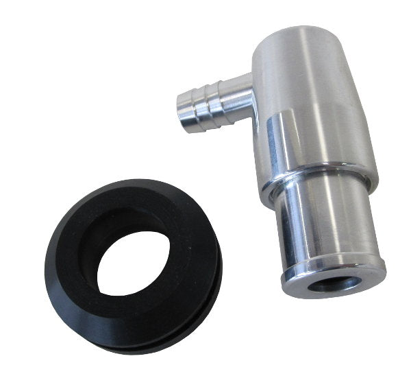 BILLET PCV VALVE SUITS 1-1/4" HOLES IN COVER 3/8" MALE BARB