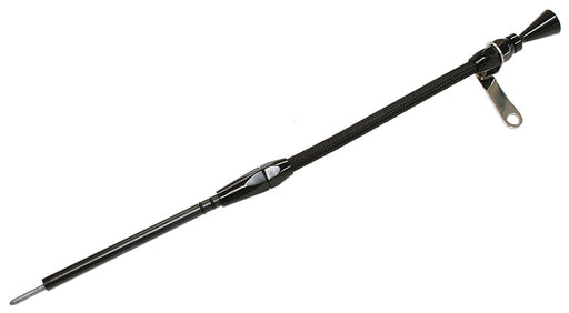 SB CHEV ENGINE DIPSTICK LATE  MODEL DRIVERS SIDE BLACK