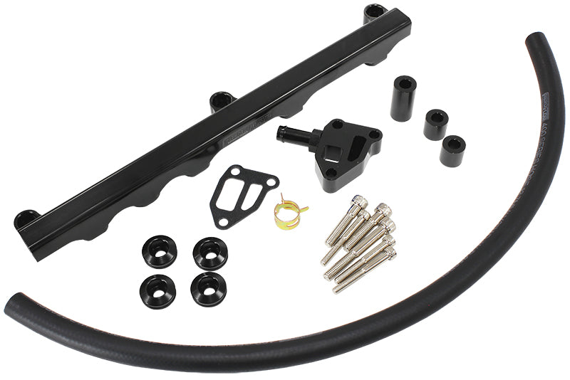 NISSAN S14/S15 SR20 BILLET EFI FUEL RAIL - BLACK