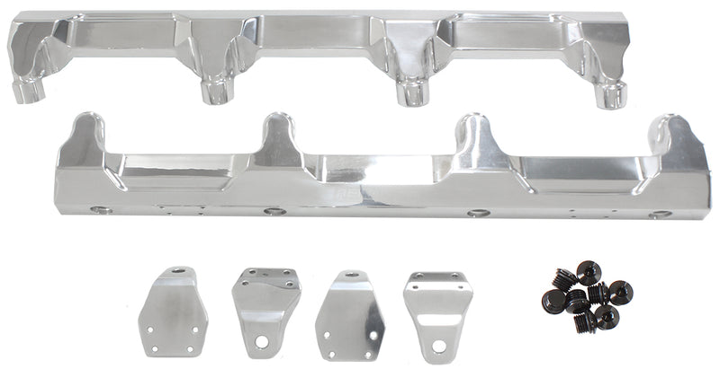 GM LSA SUPERCHARGED FUEL RAIL -8ORB INLETS / OUTLETS BILLET