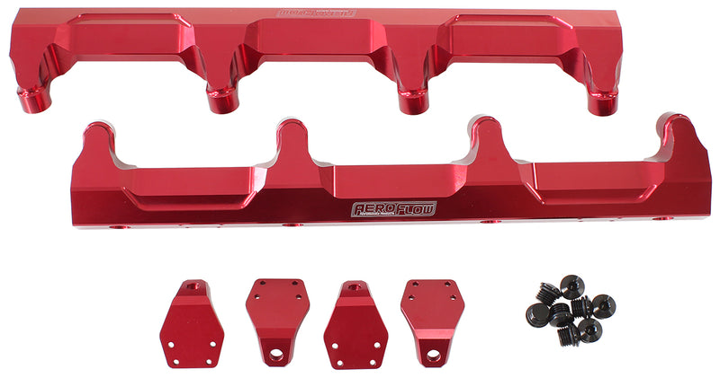 GM LSA SUPERCHARGED FUEL RAIL -8ORB INLETS / OUTLETS BILLET