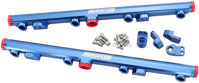 GM LS1 LS2 LS3 FUEL RAIL BLUE LS6 L76 L99  -8ORB LS